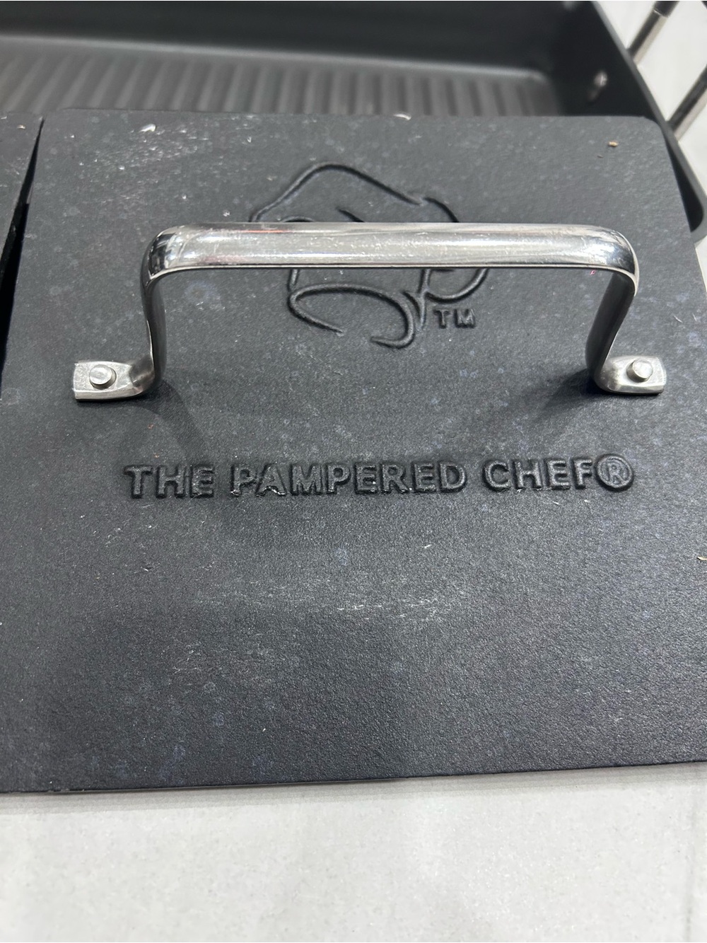 Pampered Chef Grill Pan Dual Burner Double Bacon Burger Panini Press Set 2924 - Picture 5 of 7